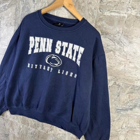Colosseum navy Penn State Nittany Lions crewneck sweatshirt XL Men's Embroidered - Picture 2 of 7